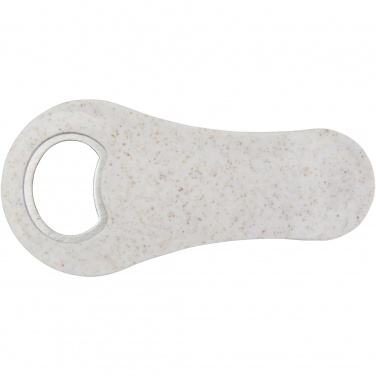 Logotrade Werbeartikel das Foto: Schyn Flaschenöffner aus Weizenstroh