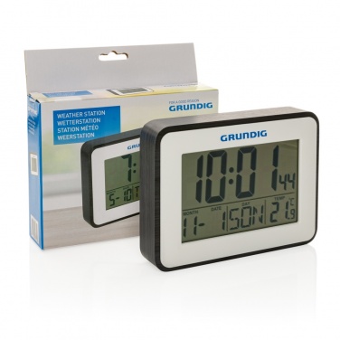 Logotrade Geschäftsgeschenke das Foto: Grundig Thermometer, Wecker und Kalender