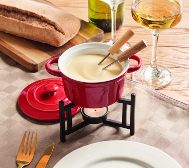 Logotrade Werbegeschenke das Foto: Keramik-Fondue-Set 300 ml