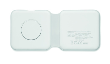 Logotrade Logogeschenke das Foto: 2in1 faltbare Ladestation 15W