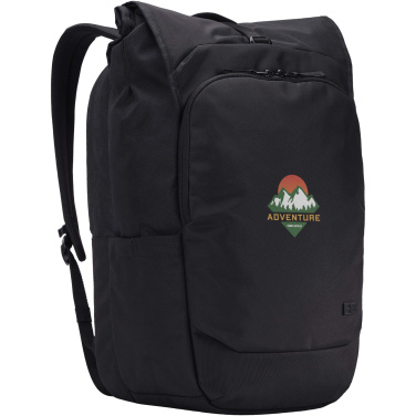 Logotrade Werbeartikel das Foto: Case Logic Variate 17" erweiterbarer Rolltop Laptop Rucksack aus recyceltem Material