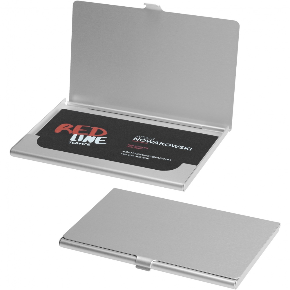 Logo trade promotional giveaway photo of: Shanghai business card holder