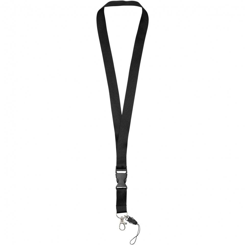 Logotrade promotional giveaways photo of: Sagan phone holder lanyard with detachable buckle