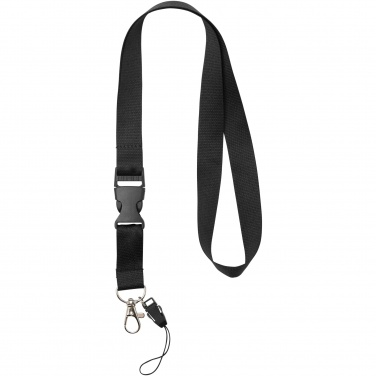 Logo trade corporate gift photo of: Sagan phone holder lanyard with detachable buckle