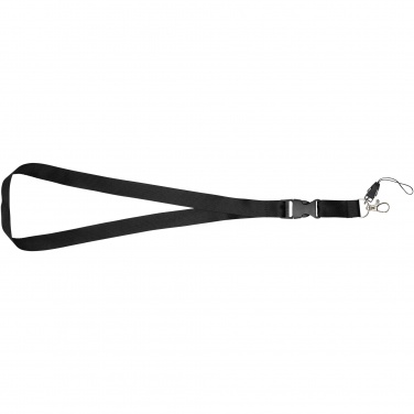 Logo trade promotional gifts image of: Sagan phone holder lanyard with detachable buckle