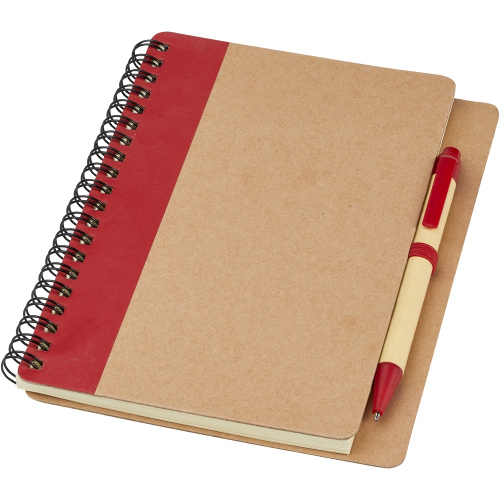 Logo trade promotional product photo of: Priestly recycled notebook with pen