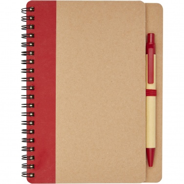 Logo trade corporate gift photo of: Priestly recycled notebook with pen