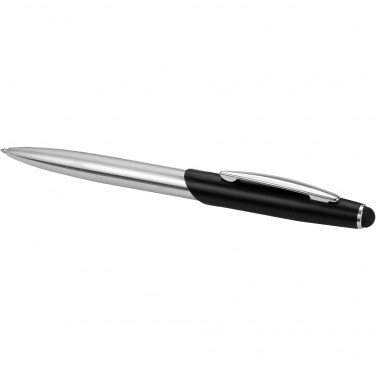 Logo trade promotional merchandise image of: Geneva stylus ballpoint pen and rollerball pen set