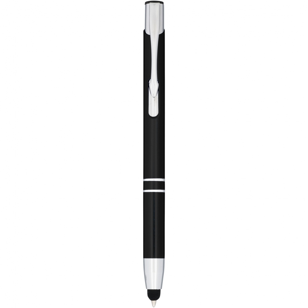 Logotrade promotional merchandise photo of: Moneta anodized aluminium click stylus ballpoint pen