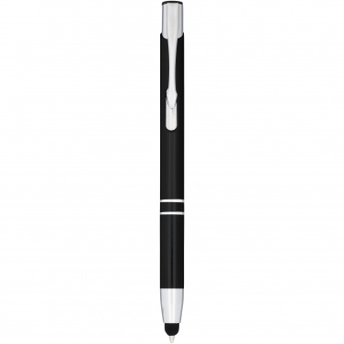 Logotrade promotional items photo of: Moneta anodized aluminium click stylus ballpoint pen