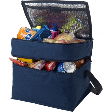 Logo trade promotional gifts picture of: Oslo 2-zippered compartments cooler bag 13L
