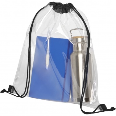 Logotrade promotional merchandise picture of: Lancaster transparent drawstring bag 5L