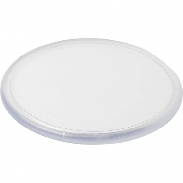 Logo trade promotional giveaways image of: Ellison round plastic coaster with paper insert