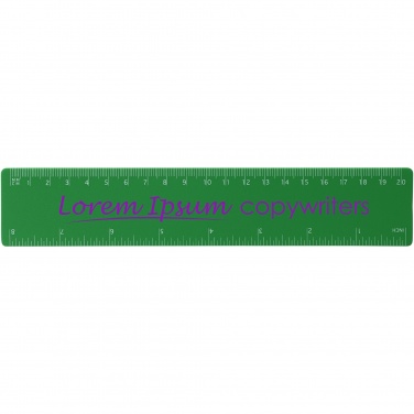 Logotrade advertising product image of: Rothko 20 cm plastic ruler