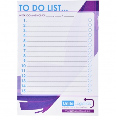 Logo trade promotional gifts image of: Desk-Mate® A5 notepad