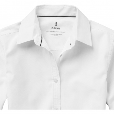 Logo trade promotional merchandise image of: Vaillant long sleeve women's oxford shirt