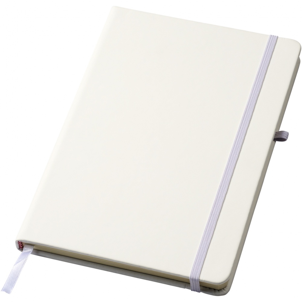 Logo trade promotional giveaway photo of: Polar A5 notebook with lined pages