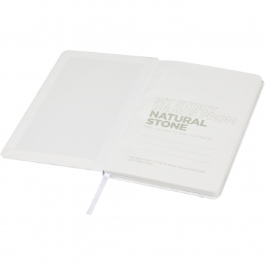 Logo trade promotional item photo of: Breccia A5 stone paper notebook