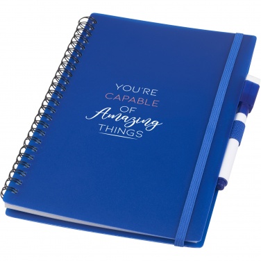 Logo trade corporate gifts image of: Pebbles reference reusable notebook