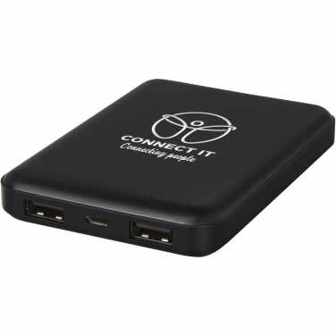 Logotrade promotional giveaway image of: Gleam 5000 mAh ultra slim light-up power bank