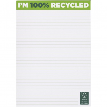 Logo trade corporate gift photo of: Desk-Mate® A5 recycled notepad