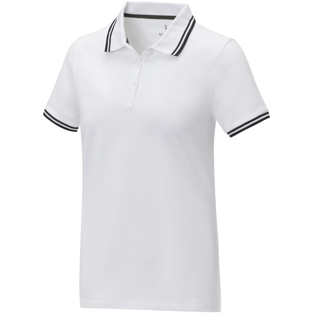 Logotrade promotional giveaway picture of: Amarago short sleeve women's tipping polo