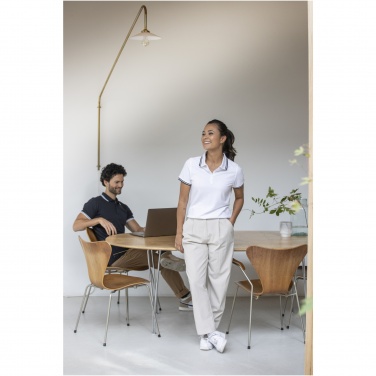Logo trade promotional gift photo of: Amarago short sleeve women's tipping polo