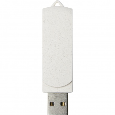 Logotrade promotional item image of: Rotate 4GB wheat straw USB flash drive