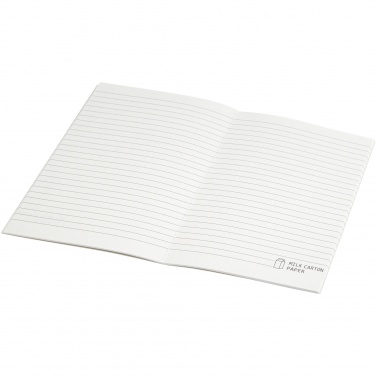 Logo trade promotional products image of: Dairy Dream A5 size reference recycled milk cartons cahier notebook