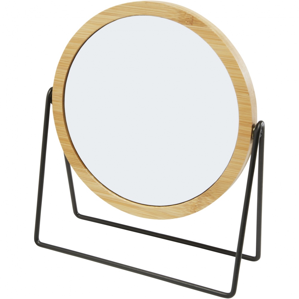 Logo trade advertising products picture of: Hyrra bamboo standing mirror