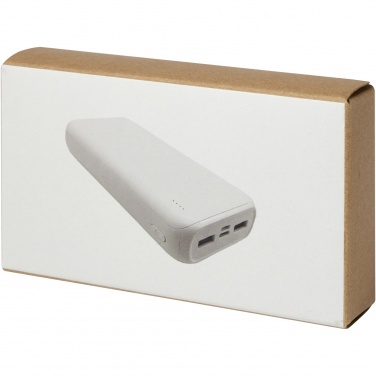 Logo trade advertising products image of: Electro 20.000 mAh recycled plastic power bank 