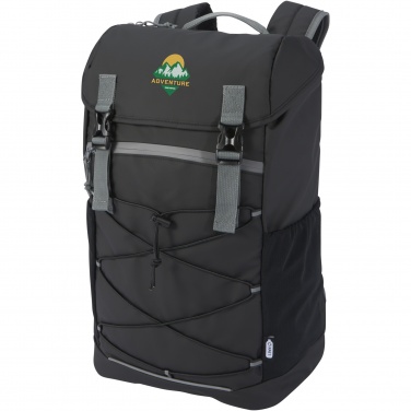 Logo trade advertising products image of: Aqua 15.6" GRS recycled water resistant laptop backpack 23L