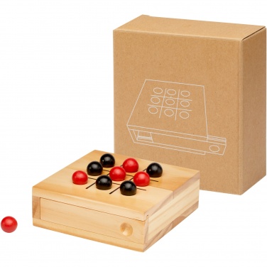 Logo trade promotional giveaways picture of: Strobus wooden tic-tac-toe game