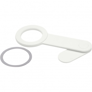 Logo trade promotional merchandise image of: Hook recycled plastic desktop phone holder