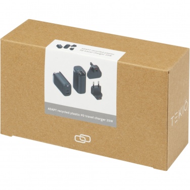 Logotrade advertising products photo of: ADAPT 25W recycled plastic PD travel charger