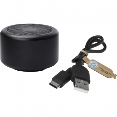 Logo trade advertising product photo of: Rise 3W RCS recycled aluminium Bluetooth® mini speaker 