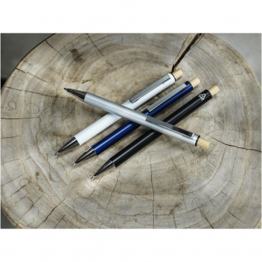Logotrade promotional items photo of: Cyrus recycled aluminium ballpoint pen (blue ink)
