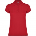 Star short sleeve women's polo, Red
