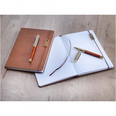 Logotrade promotional giveaway picture of: Legato A5 notebook and rollerball pen set 