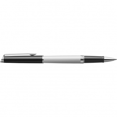 Logo trade business gifts image of: Hemisphere colour blocking rollerball pen with palladium trim