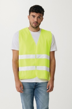 Logotrade corporate gift picture of: GRS recycled PET high-visibility safety vest