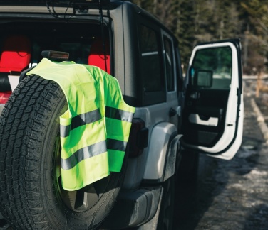 Logotrade promotional merchandise image of: GRS recycled PET high-visibility safety vest