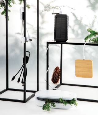 Logotrade promotional giveaway image of: UV-C steriliser box with 5W wireless charger