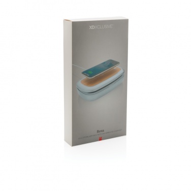 Logo trade promotional gifts picture of: Rena UV-C steriliser box with 5W wireless charger