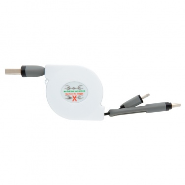 Logotrade corporate gifts photo of: 3-in-1 retractable cable