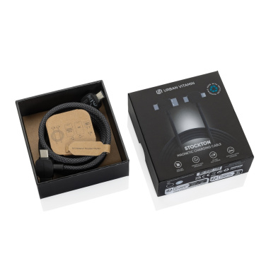 Logo trade promotional giveaway photo of: Urban Vitamin Stockton 65W RCS RTPE/RPET magnetic cable