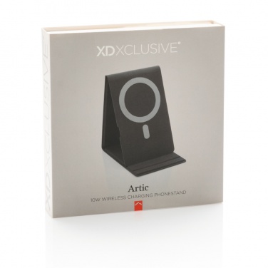 Logotrade corporate gift picture of: Artic Magnetic 10W wireless charging phone stand