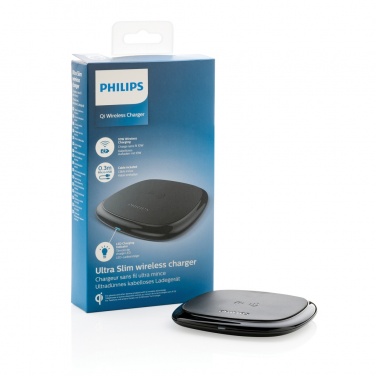 Logo trade promotional giveaway photo of: Philips 10W Qi wireless charger