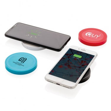 Logotrade promotional gift image of: 5W wireless charging pad round