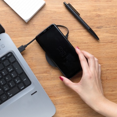 Logo trade promotional gift photo of: 5W wireless charging pad round